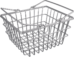 Empty shopping basket